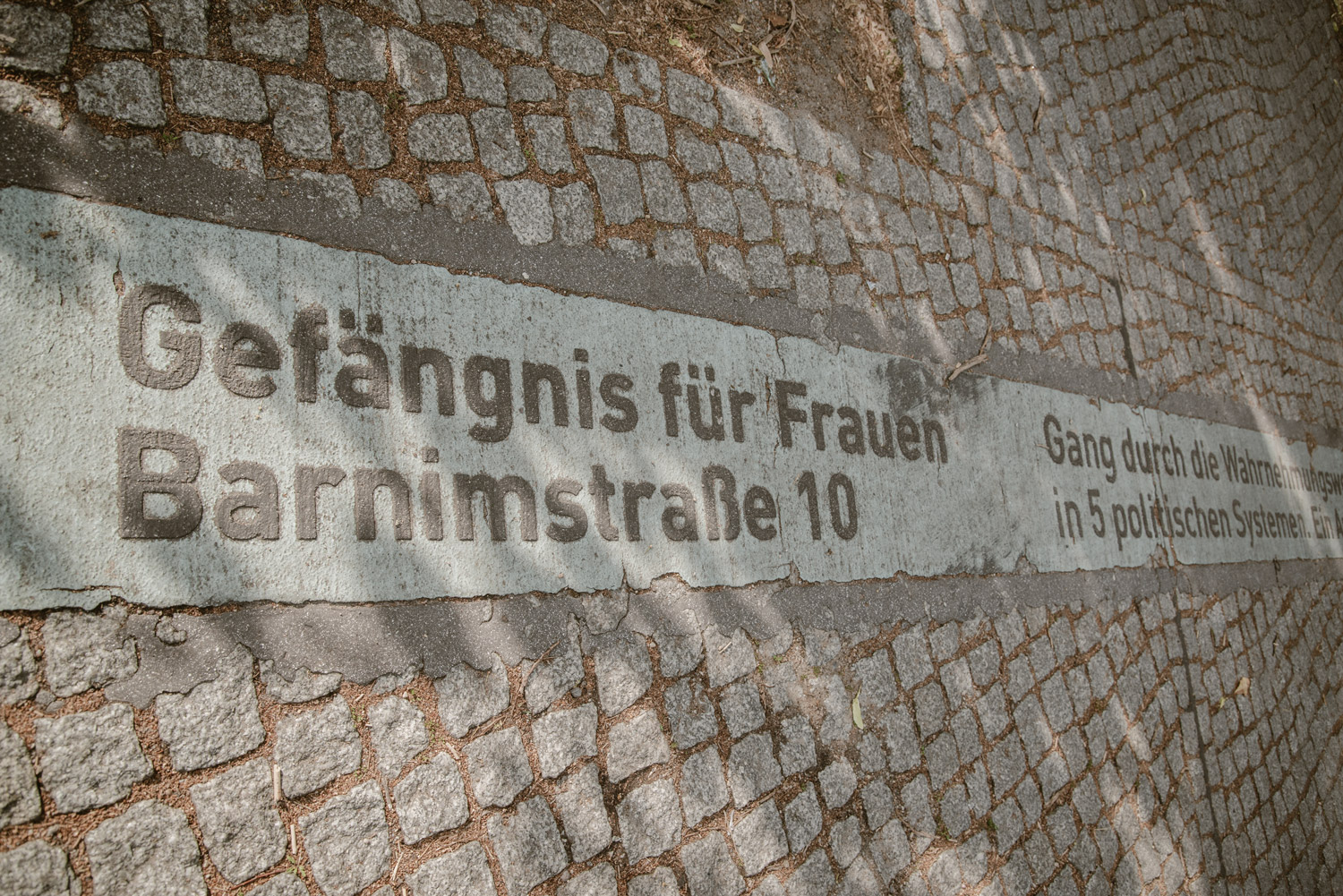 Gedenkstele Frauengefängnis Barnimstraße